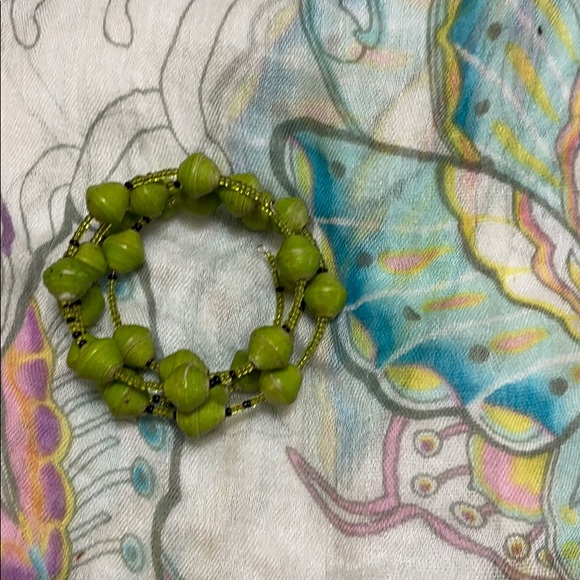 ✨Beautiful wrap bracele, made strudy & I bk I've that the. Reds are wooden, OSFA - Picture 2 of 2